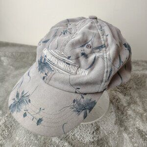 Vintage GREATER HARTFORD OPEN Hat OSFA Floral Print Dad Cap Golf PGA
